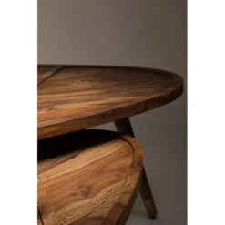 Tables Basses Gigogne En Bois Sham - Dutchbone -Magasin À Domicile tables basses gigogne en bois sham dutchbone 7