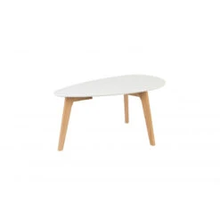Tables Basses Scandinave DROP Laquée Blanche - Set De 2 -Magasin À Domicile tables basses scandinave drop laquee blanche set de 2 4