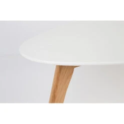 Tables Basses Scandinave DROP Laquée Blanche - Set De 2 -Magasin À Domicile tables basses scandinave drop laquee blanche set de 2 6