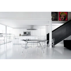 Tabouret De Bar Transparent IGLOO Barstool 65cm Par Scab Design -Magasin À Domicile tabouret de bar transparent igloo barstool 65cm par scab design 2