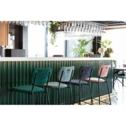 Tabourets De Bar Velours 75 Cm Benson Zuiver - Lot De 2 18 Tabourets De Bar Velours 75 Cm Benson Zuiver - Lot De 2 -Magasin À Domicile tabourets de bar velours 75 cm benson zuiver lot de 2 7