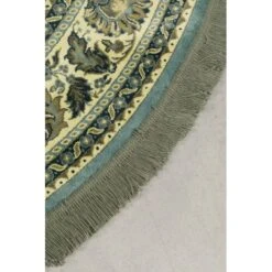 Tapis à Franges Rond BODEGA 175cm - Dutchbone -Magasin À Domicile tapis a franges rond bodega 175cm dutchbone 5