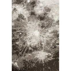 Tapis Rond MOON 200cm Déco Lune - Zuiver -Magasin À Domicile tapis rond moon 200cm deco lune zuiver 2