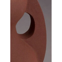 Vase Thiago Rouge Terra - Dutchbone -Magasin À Domicile vase thiago rouge terra dutchbone 6